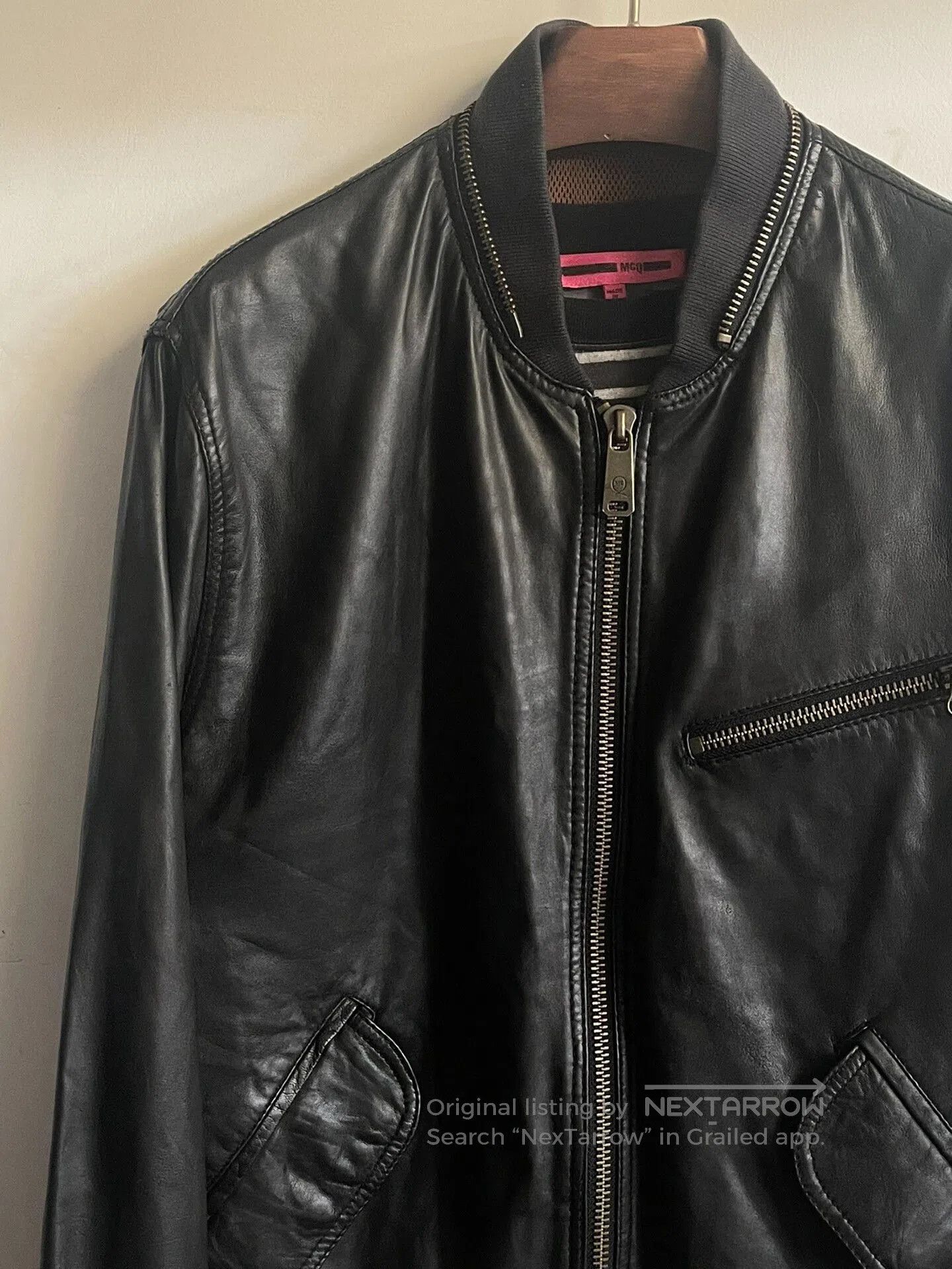 Alexander McQueen Alexander McQueen Black Leather Jacket. Size US M / EU 48-50 / 2 - 4 Thumbnail