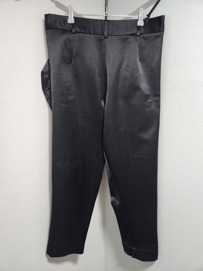 Vivienne Westwood VIVIENNE WESTWOOD ANGLOMANIA 코튼 블렌드 비대칭 새틴 팬츠 Size 30" / US 8 / IT 44 - 13 Thumbnail