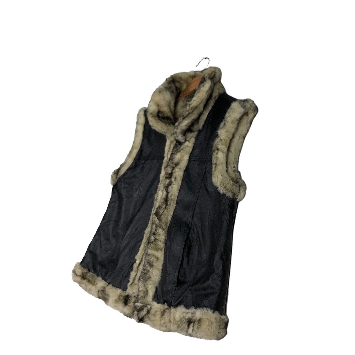 Japanese Brand 🔥Issey Miyake Design Vest Tank Top Mink Fur Lining Size US M / EU 48-50 / 2 - 2 Thumbnail