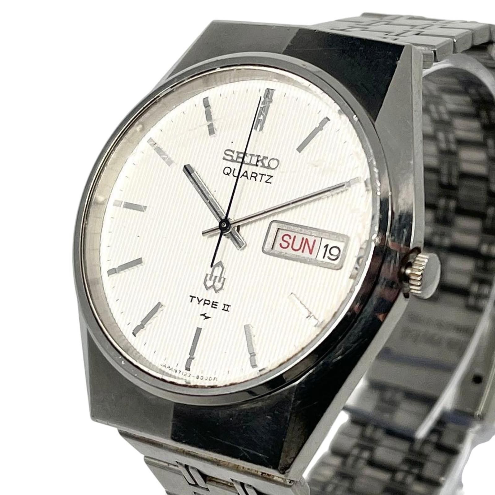 Seiko Seiko - Quartz Men's Stainless Steel Watch Type II Size ONE SIZE - 2 Thumbnail
