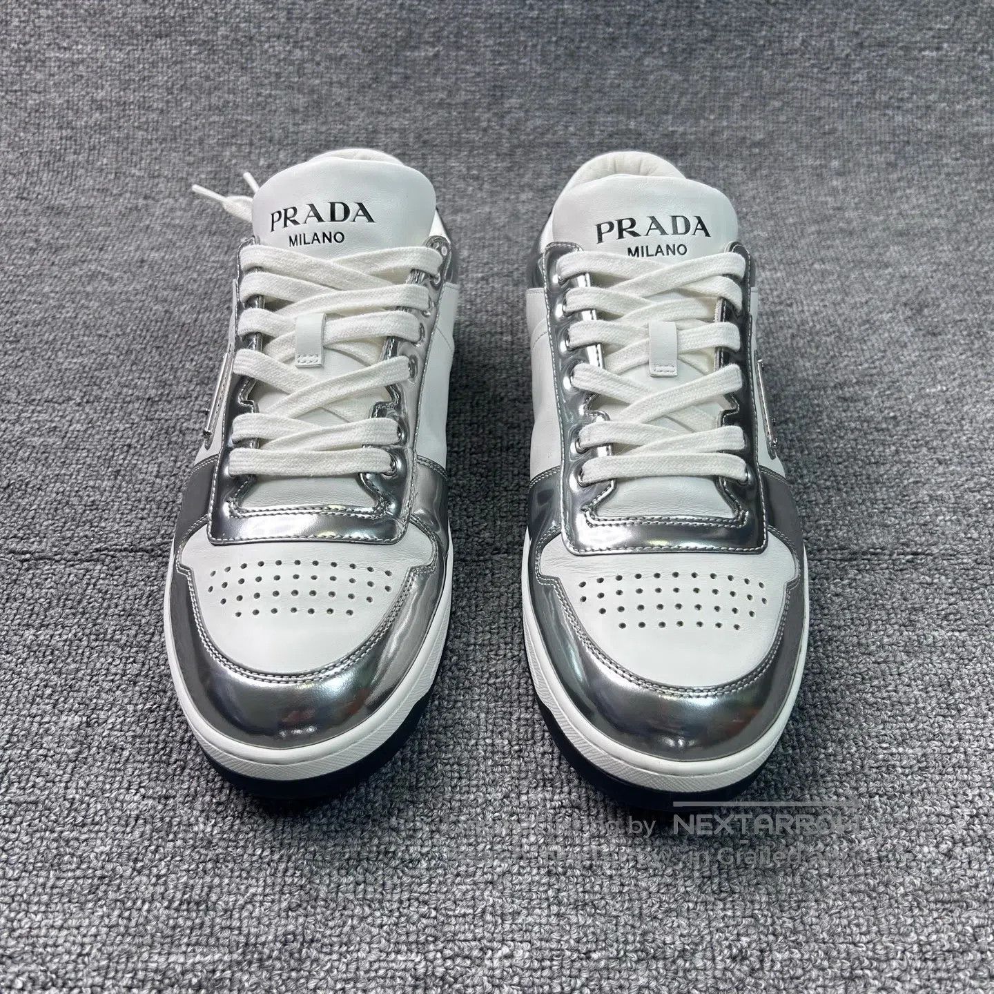 Prada Prada Triangle Logo Casual Sneakers| Size US 8.5 / EU 41-42 - 4 Thumbnail
