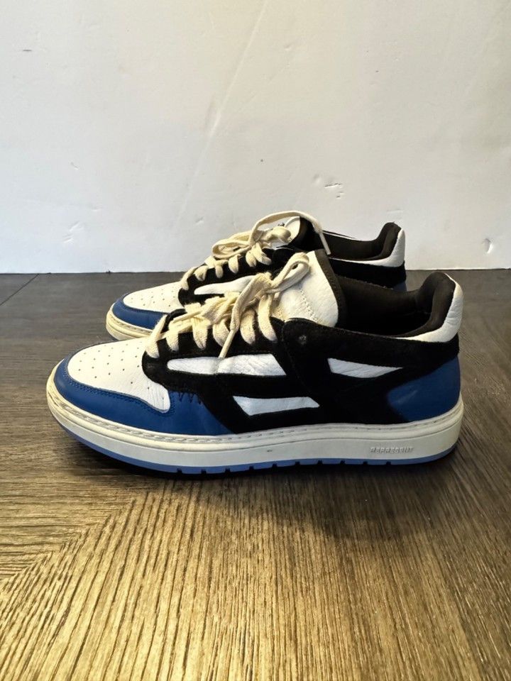 Represent Clo. Represent Shoes Mens White Black Royal Blue Reptor Low Size US 9 / EU 42 - 1 Thumbnail