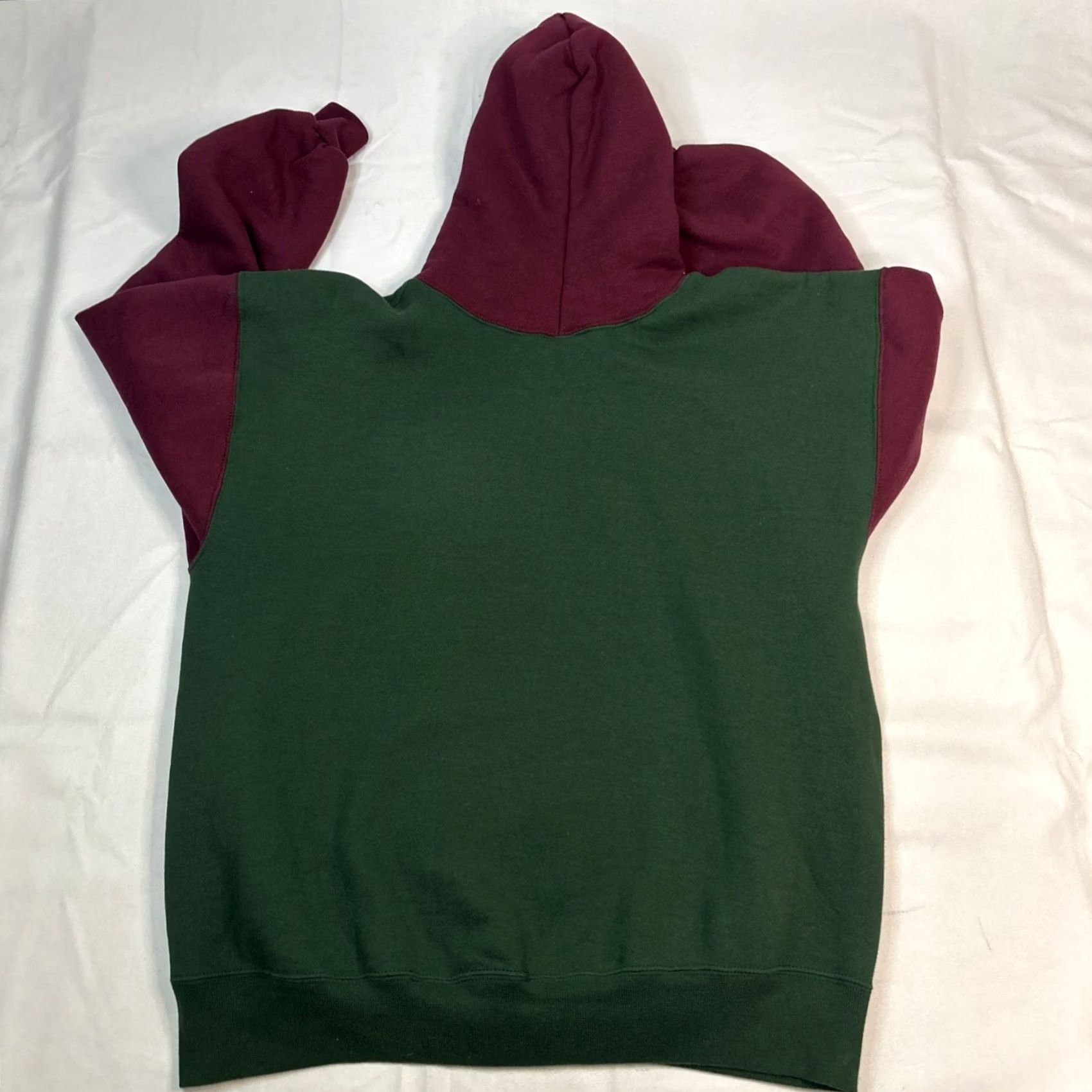 Russell Athletic VINTAGE Russell Athletic Hoodie Mens Large Green Burgundy Florida Sunshine State Mens L Green Vintage Size US L / EU 52-54 / 3 - 6 Thumbnail