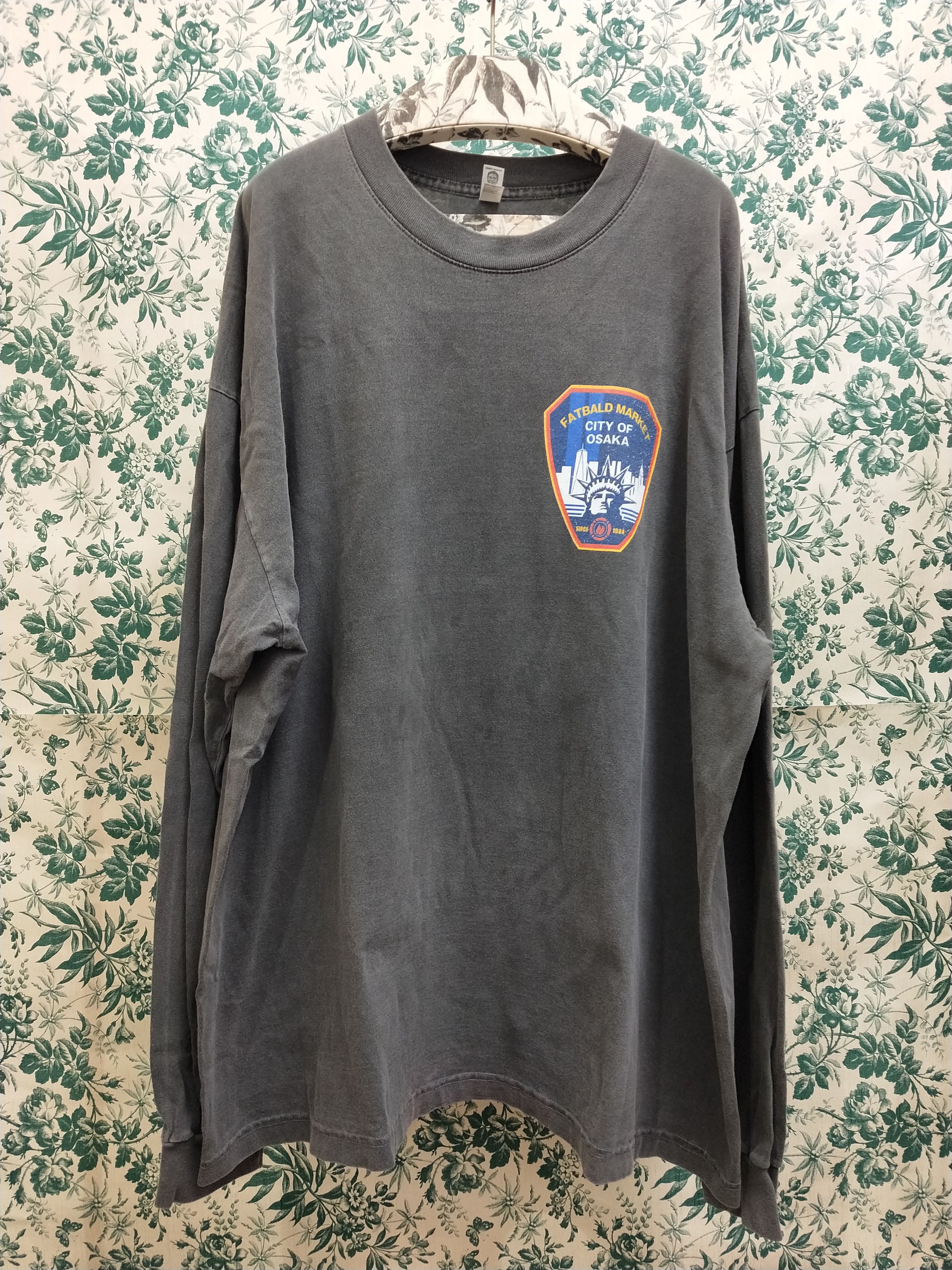 Japanese Brand × Vintage Fatbald Market Osaka L/S Tee Size US XXL / EU 58 / 5 - 1 Thumbnail