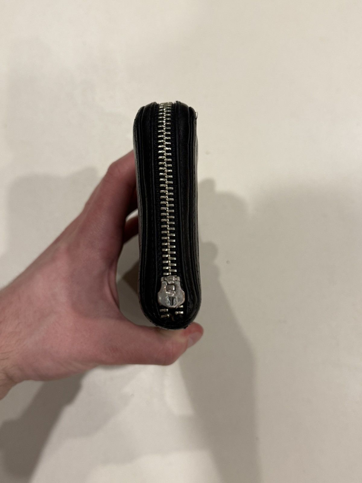 Chrome Hearts Chrome Hearts 3 Cemetery Cross Patch Leather RecF Zip Wallet Size ONE SIZE - 8 Thumbnail