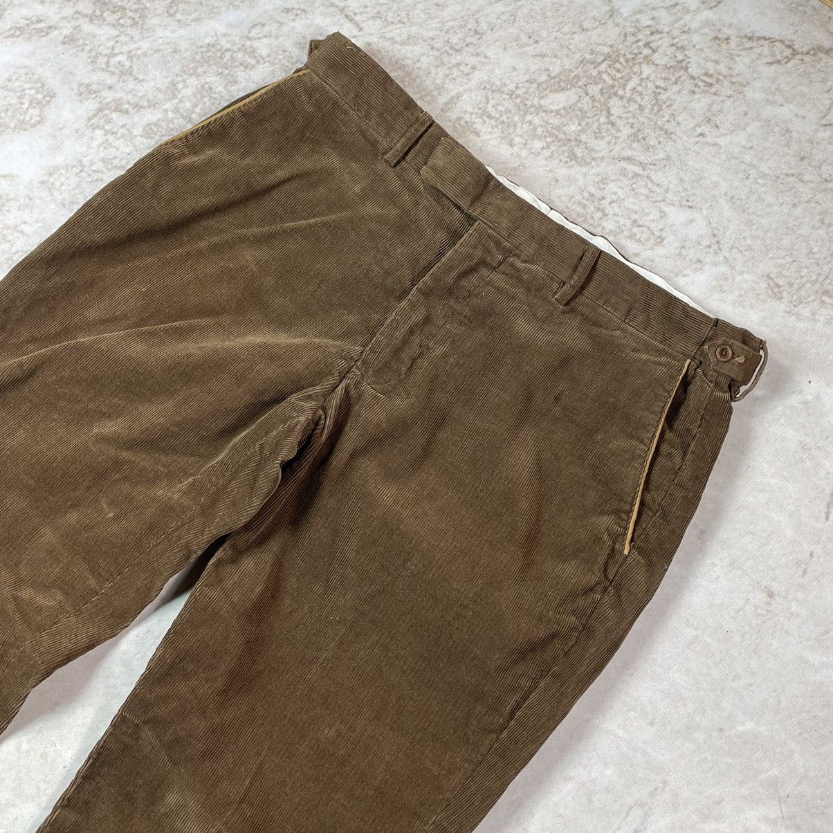 Polo Ralph Lauren × Vintage Vintage Ralph Lauren Oldmoney Brown Corduroy Trousers Size US 38 / EU 54 - 4 Thumbnail