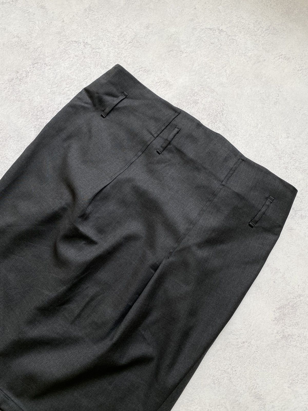 Brunello Cucinelli Gunex By Brunello Cucinelli Grey Wool Midi Skirt Size 48 Size 34" / US 12 / IT 48 - 7 Thumbnail