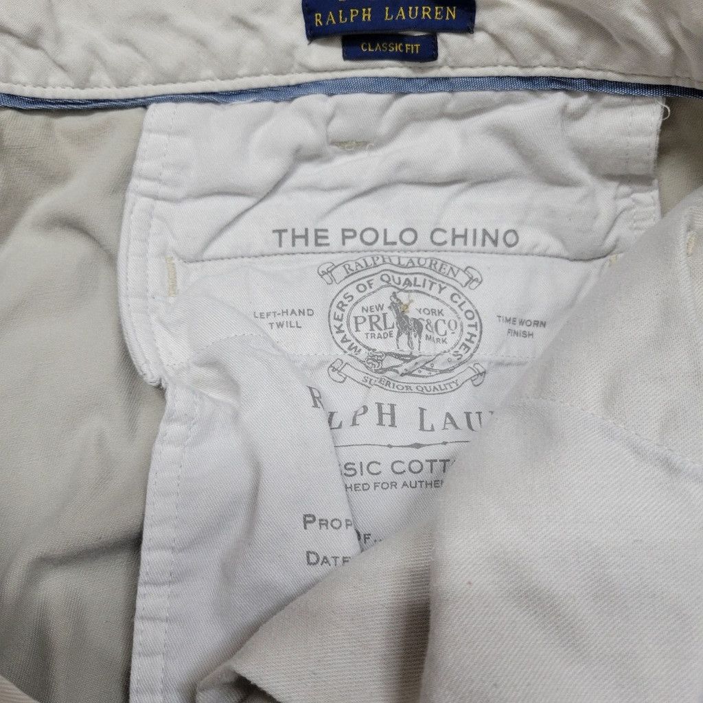 Polo Ralph Lauren Polo Ralph Lauren Classic Cotton Chino Khaki Pants 38/30 Men Size US 38 / EU 54 - 10 Thumbnail