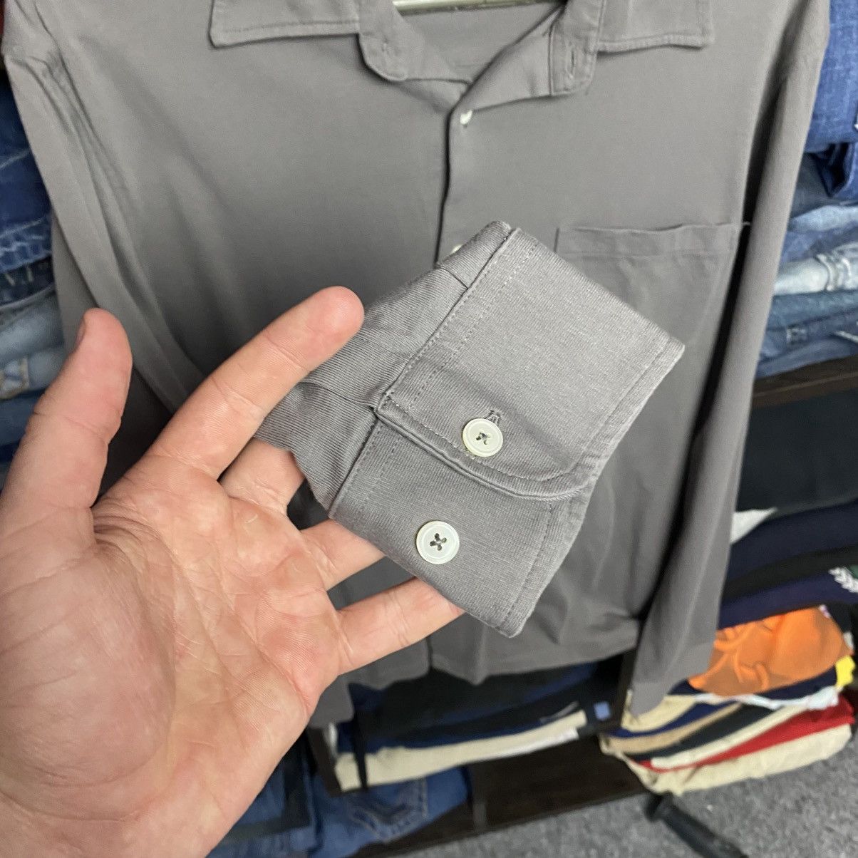 Mr P. Designer Mr P. Basic button up luxury streetwear basic shirt Size US S / EU 44-46 / 1 - 6 Thumbnail