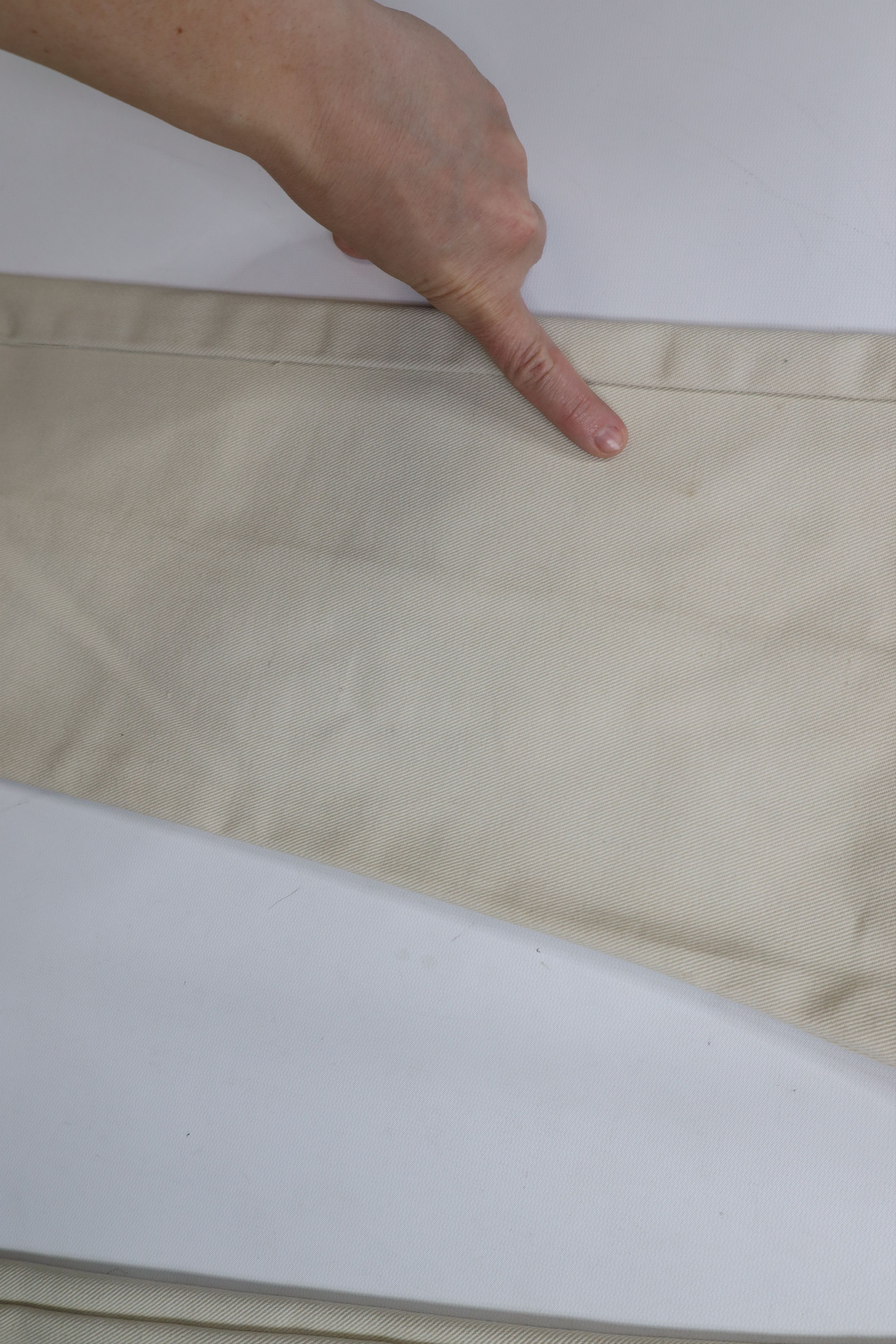 Lee × Vintage Vintage 90s Lee Flared Wide Leg Denim Jeans Beige USA Size US 34 / EU 50 - 6 Thumbnail