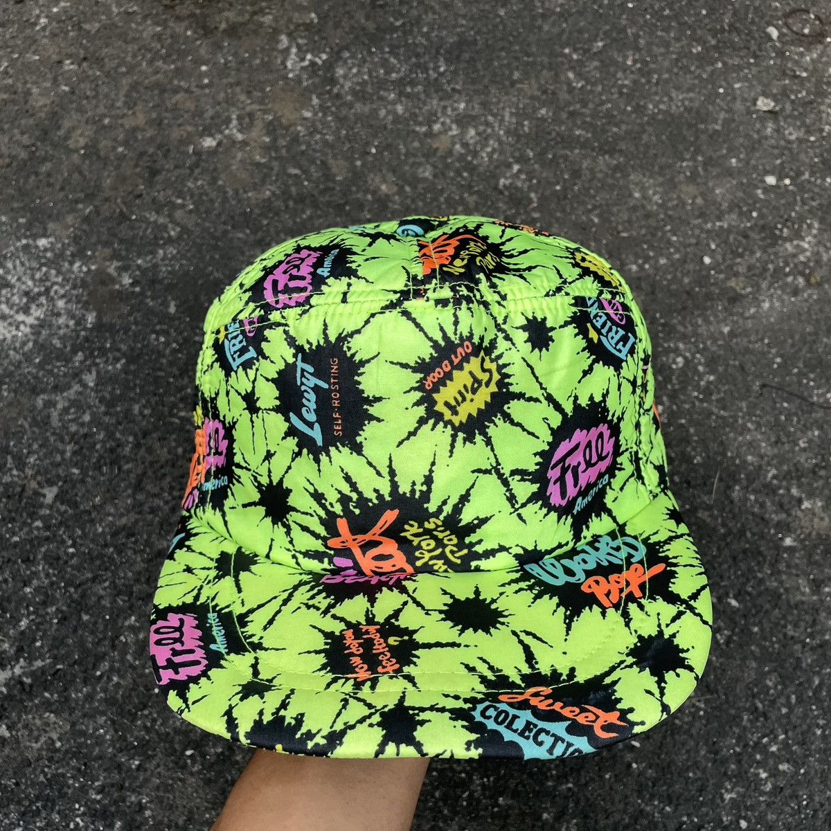 image of Comics x Ski Pop Art Earflap Neon Hat, Men's