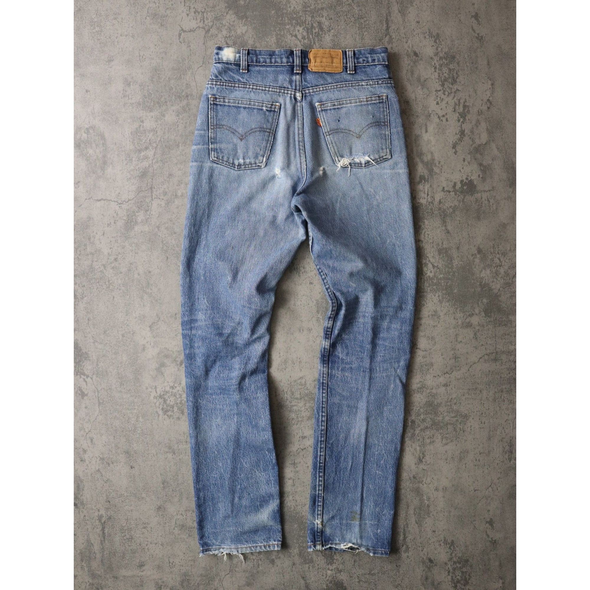 Levi's × Vintage 90s Vintage Levi's Denim Jeans Distressed Size US 30 / EU 46 - 2 Thumbnail