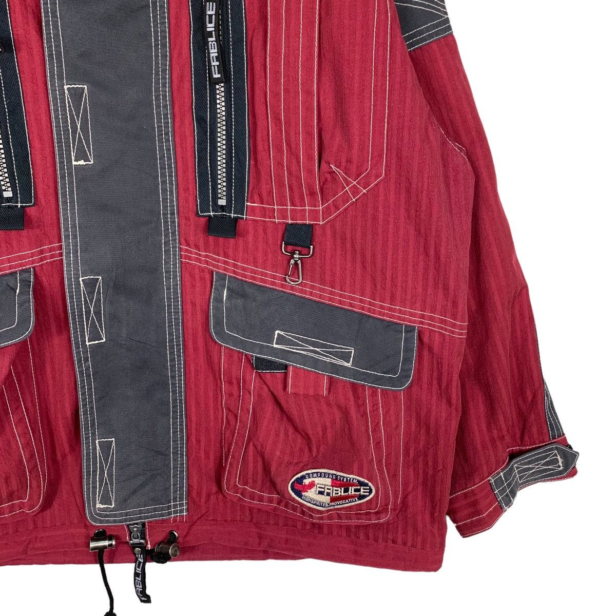 Vintage 90's FABLICE Champion Team Multi Pocket Jacket #0262-C12 Size US L / EU 52-54 / 3 - 5 Thumbnail