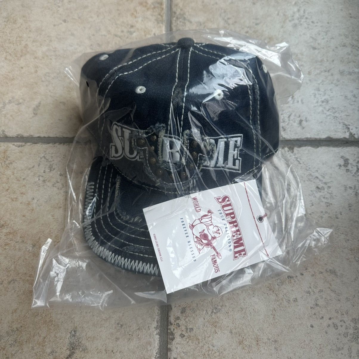 Supreme True Religion Mesh Back 6-Panel Dirty Indigo