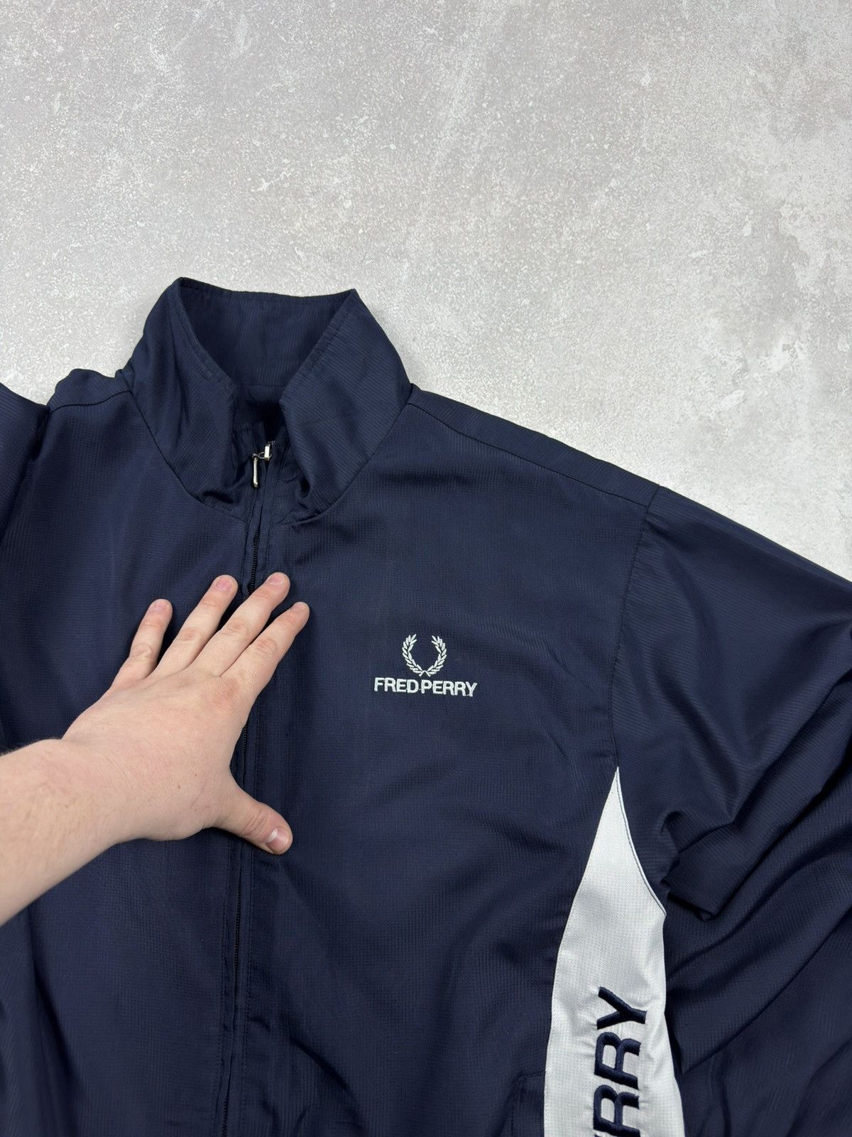 Fred Perry Vintage Fred Perry Regular Size Tracksuits Nylon Jacket Size US L / EU 52-54 / 3 - 5 Thumbnail