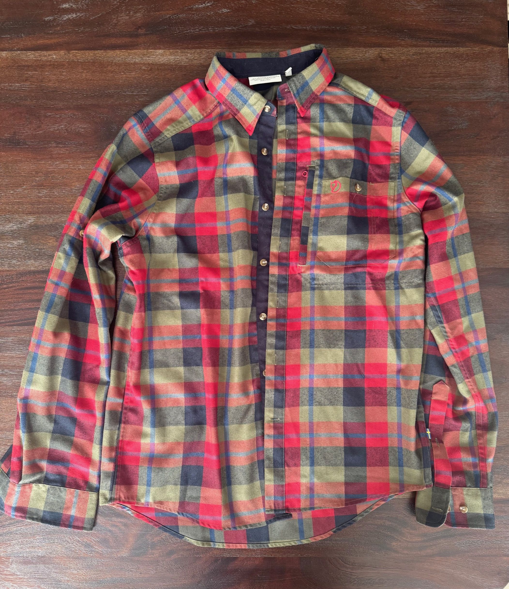 Fjallraven Fjallraven Fjallglim Shirt Deep Red M Medium Size US S / EU 44-46 / 1 - 2 Thumbnail