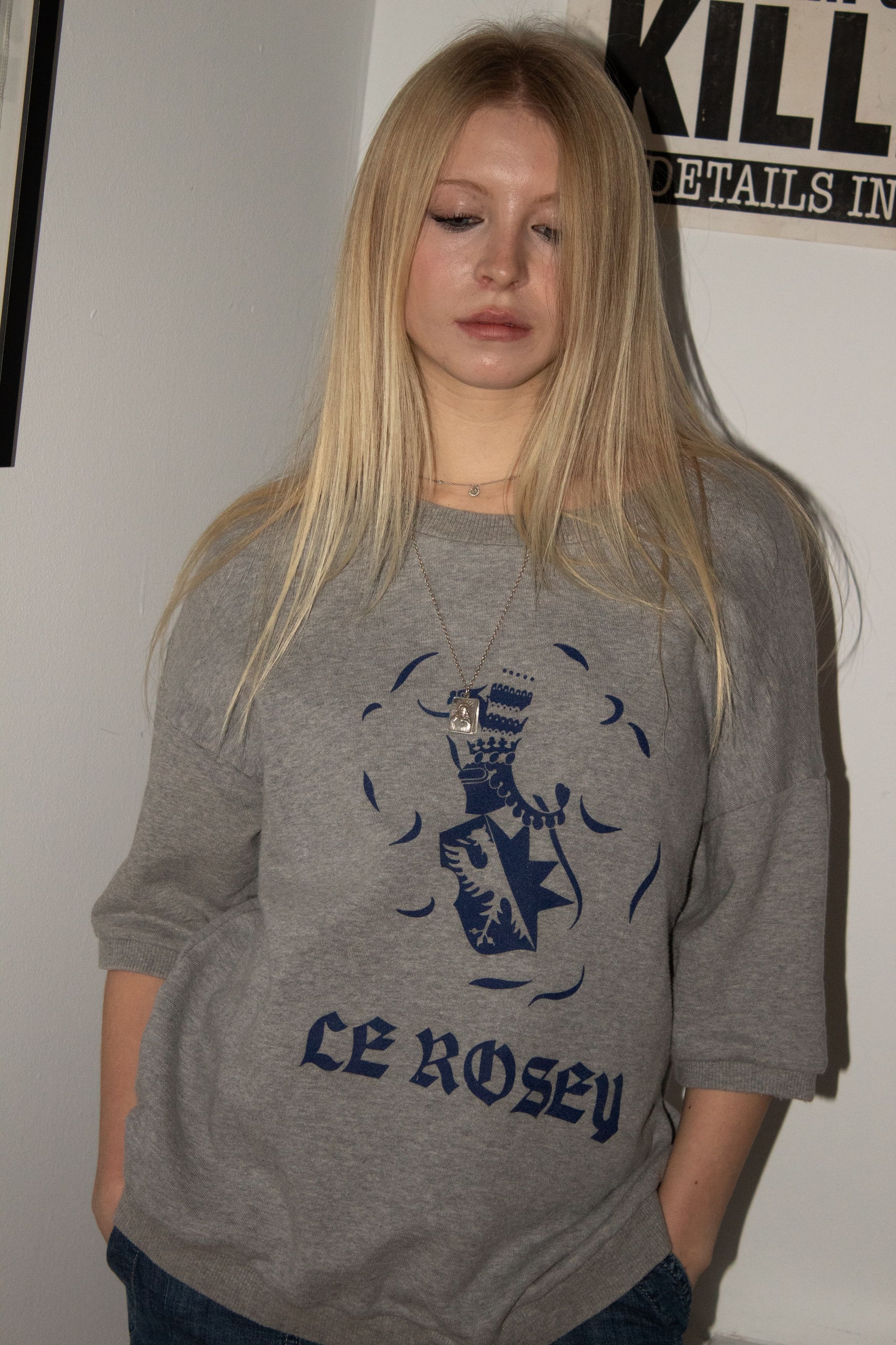 Enfants Riches Deprimes 🚭EXTREMELY RARE🚭 2019 LE ROSEY GREY SHORT SLEEVE CREWNECK Size US L / EU 52-54 / 3 - 9 Thumbnail