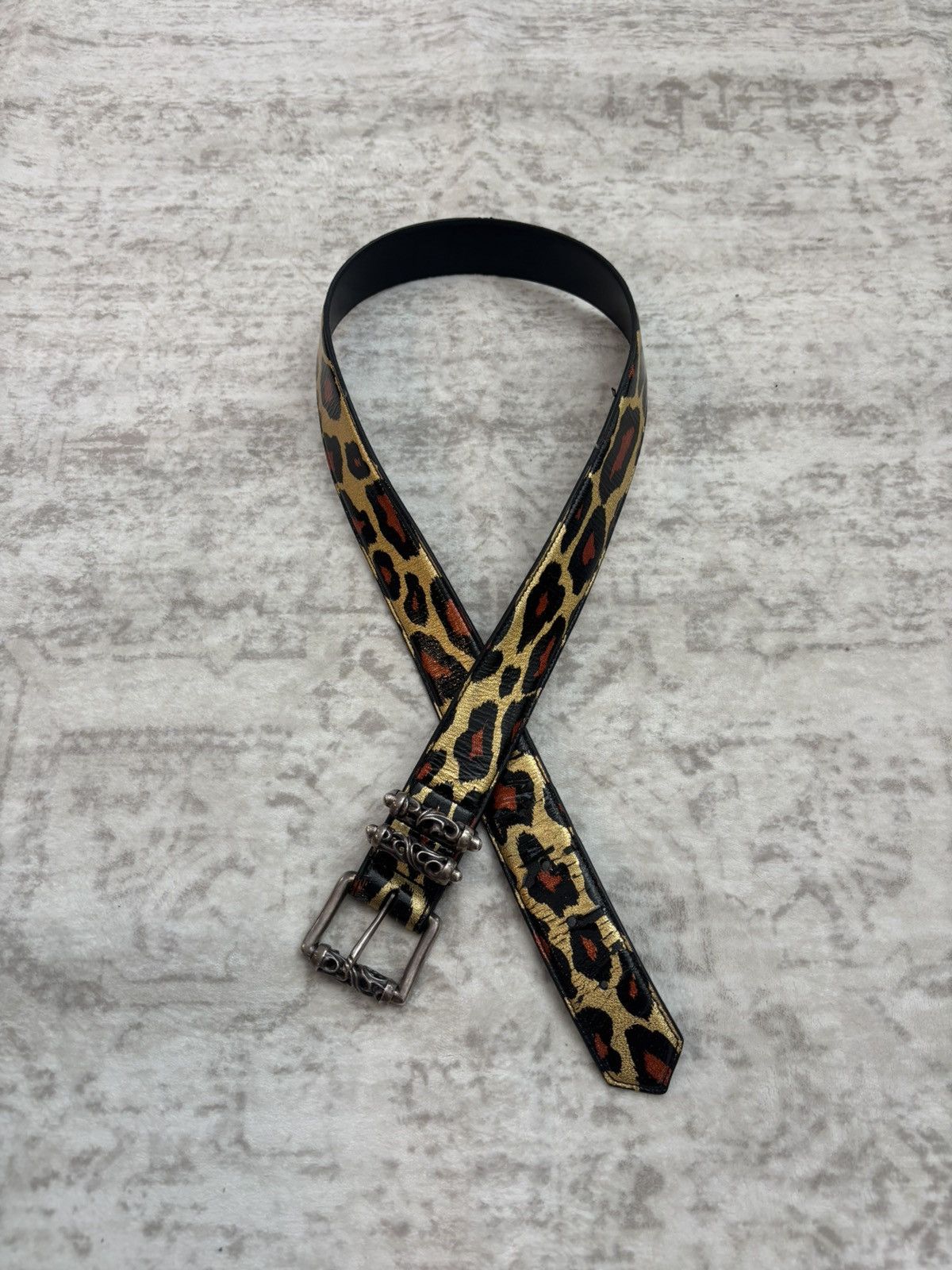 Chrome Hearts Chrome Hearts Cheetah Roller belt Size 34 - 1 Thumbnail