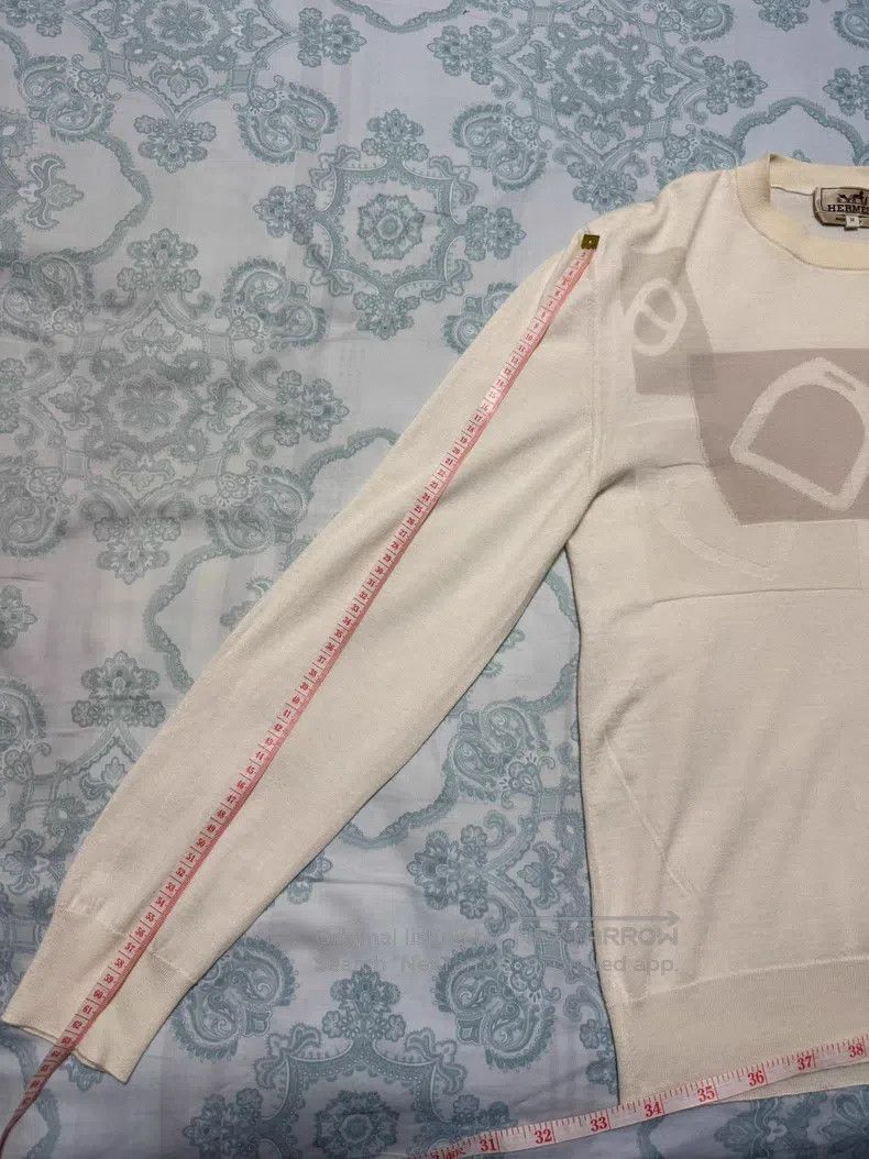 Hermes Hermes Cashmere Sweater, 80% Cashmere + 20% Mulberry Silk, Size M / US 6-8 / IT 42-44 - 6 Thumbnail
