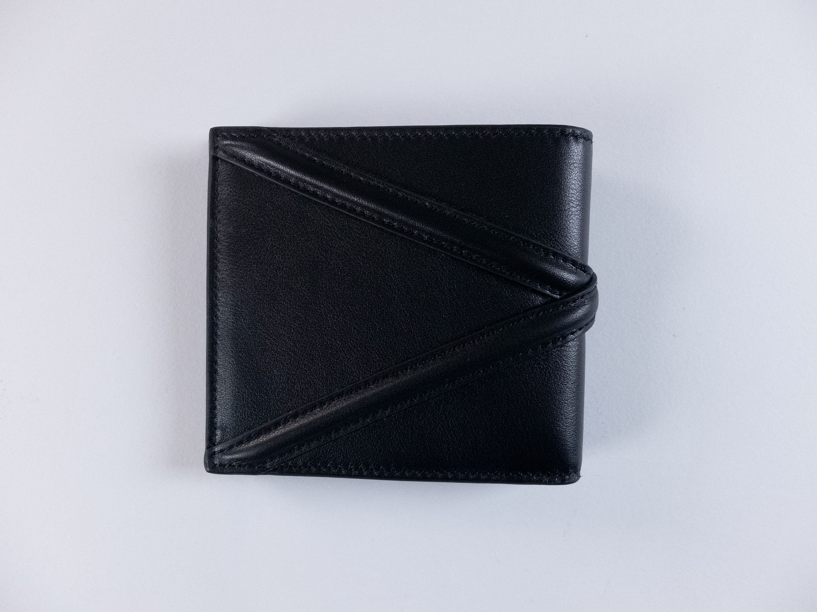 Alexander McQueen ALEXANDER MCQUEEN Harness black & blue leather wallet q Size ONE SIZE - 3 Thumbnail