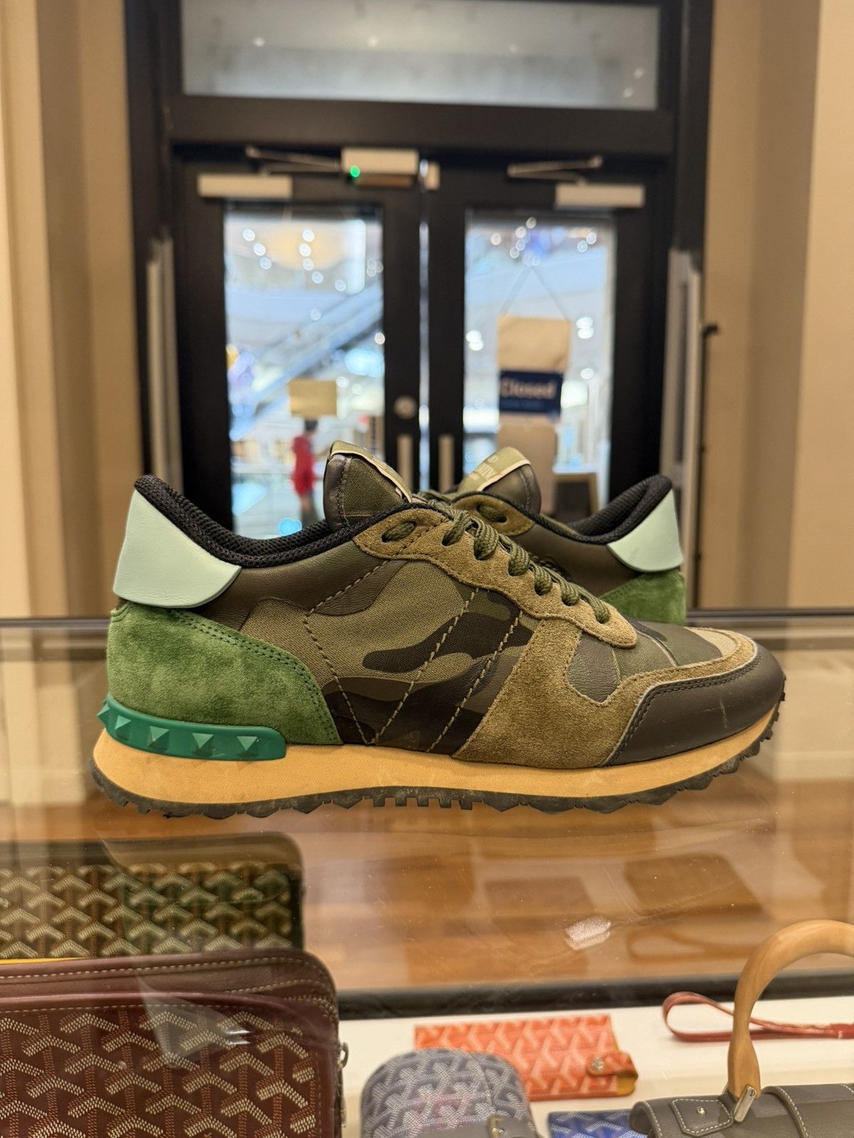 Valentino Valentino Garvani Rockrunner - Green Camo Size US 6 / EU 39 - 1 Thumbnail