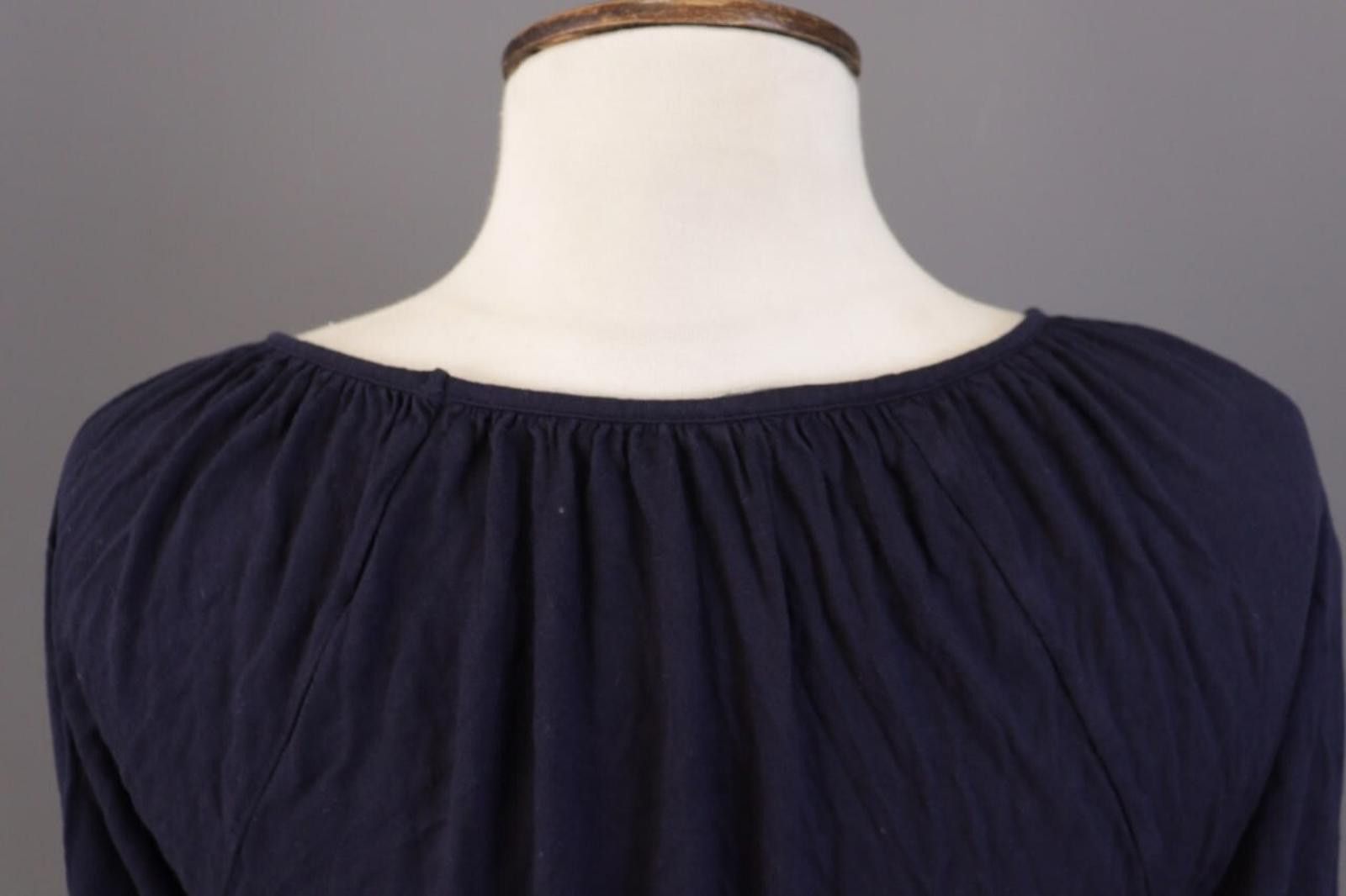 Lauren Ralph Lauren Lauren Ralph Lauren Blue Ruffle Stretch Blouse Shirt M Size M / US 6-8 / IT 42-44 - 9 Thumbnail