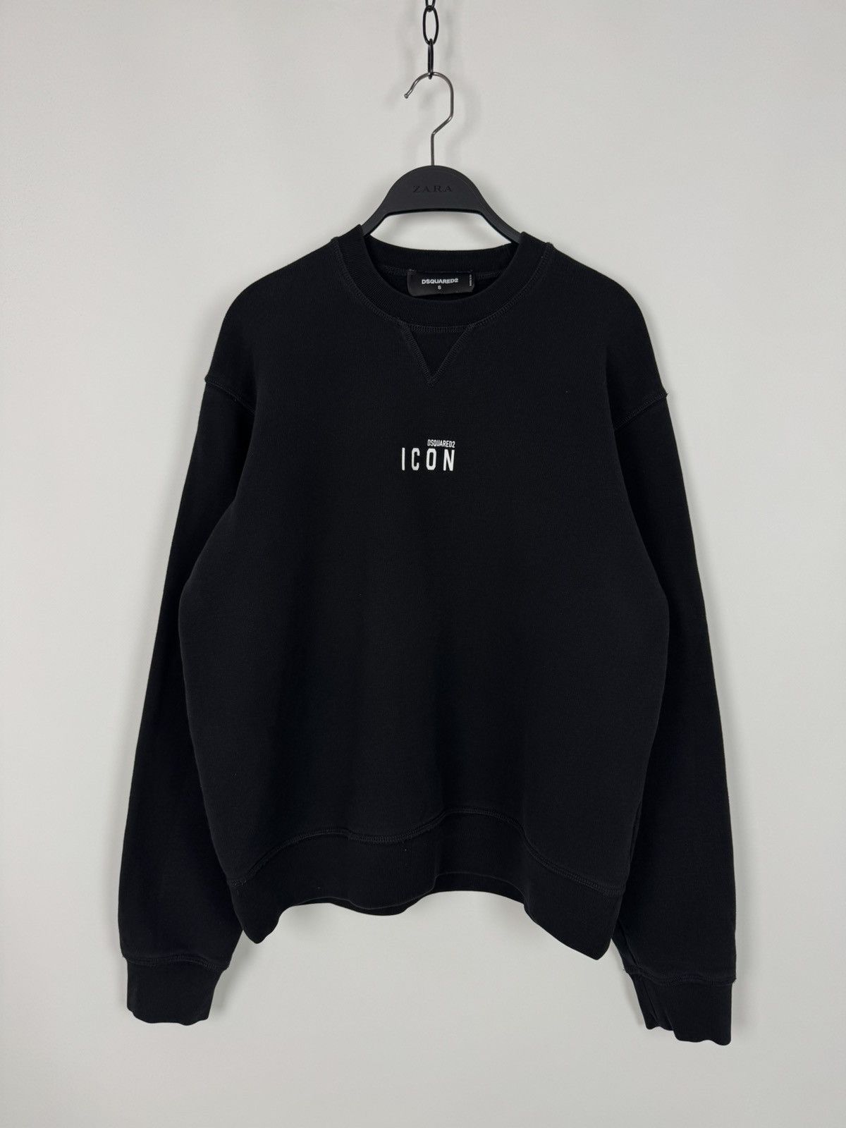 Dsquared2 Dsquared2 ICON Black Sweatshirt Made in Italy Size US S / EU 44-46 / 1 - 2 Thumbnail