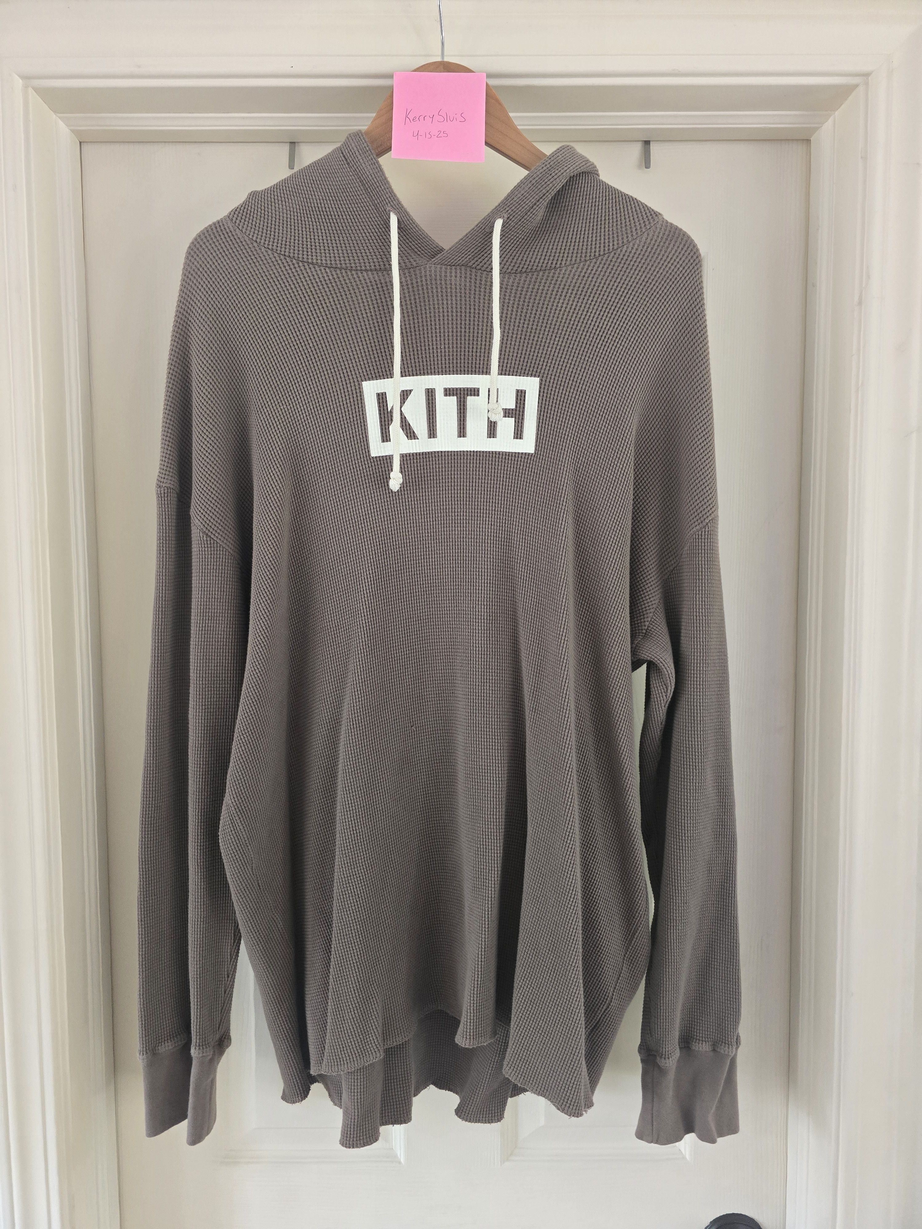 Kith Kith X Calux Waffle Hoodie Size US L / EU 52-54 / 3 - 1 Thumbnail