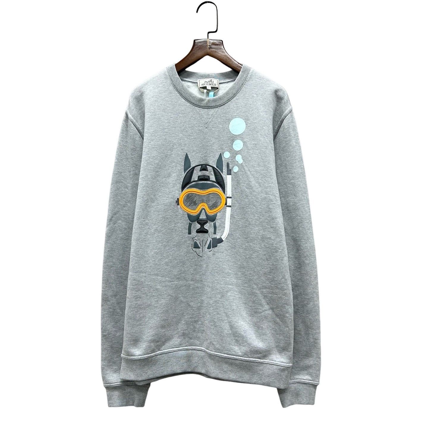 Hermes Hermes Diving Graphic Sweatshirt Size M Size US M / EU 48-50 / 2 - 1 Thumbnail