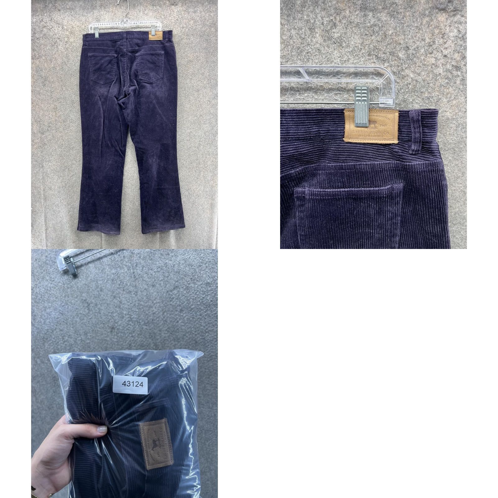 Ralph Lauren Lauren Ralph Lauren Pants Womens 14 Purple Corduroy Straight Khakis Regular Fall Casual Workwear Mens? Womens Size 36" / US 14 / IT 50 - 8 Thumbnail