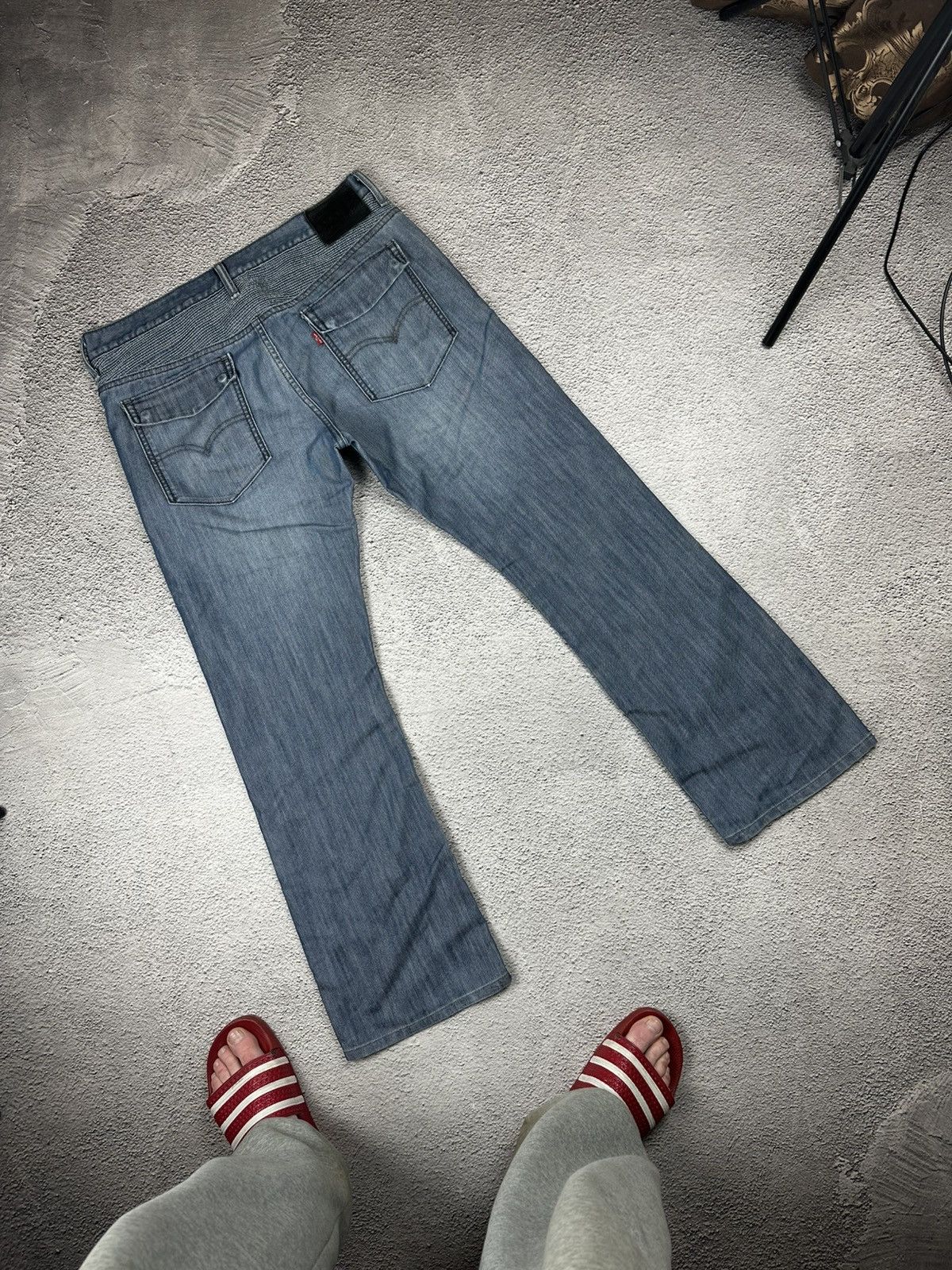 Levi's Vintage Clothing Vintage Levis 527 Denim Jeans Rare 90s Reflective Selvedge Size US 34 / EU 50 - 4 Thumbnail