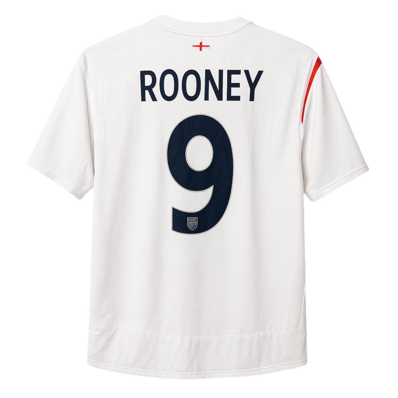Umbro 2005/07 ENGLAND TEAM #10 ROONEY HOME SOCCER FOOTBALL JERSEY Size US XL / EU 56 / 4 - 1 Thumbnail