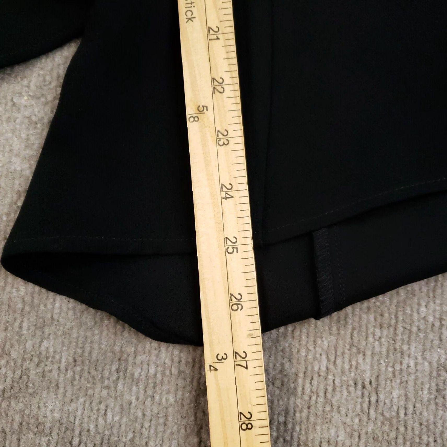 Anthropologie VINTAGE Anthropologie Zinnia High Rise Tulip Hem Pants Womens 4 Black Boho Dress Pants Flared Regular Mens? Size 27" / US 4 / IT 40 - 4 Thumbnail