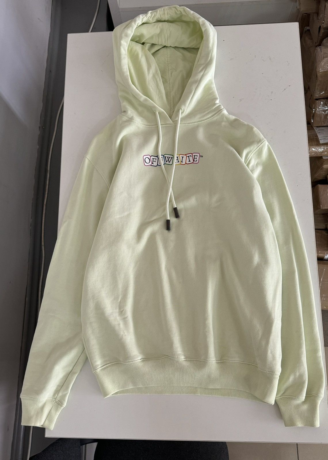 Designer × Off-White × Virgil Abloh Off-White by Virgil Abloh cube box logo hoodie Size S / US 4 / IT 40 - 13 Thumbnail