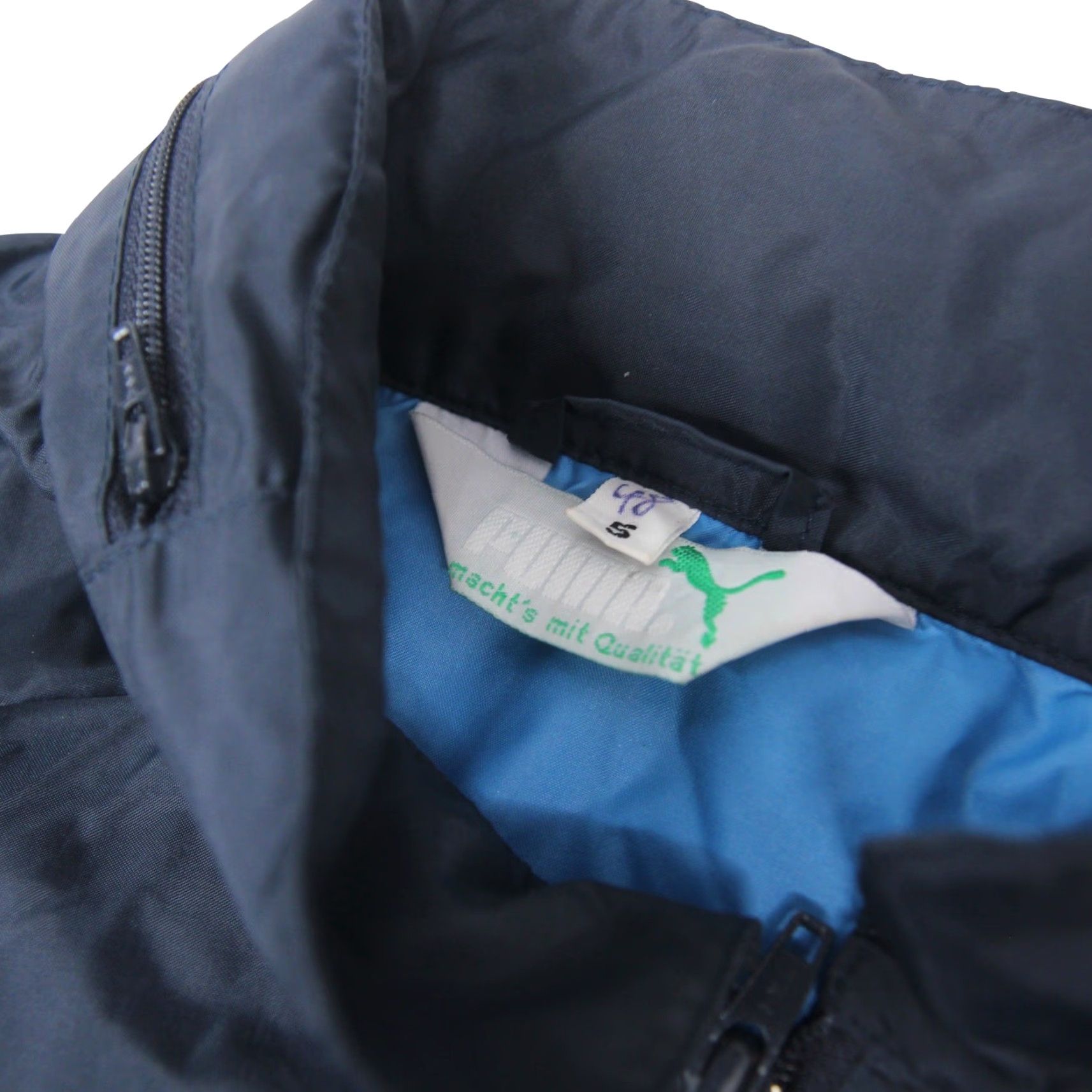 Puma VINTAGE Puma x German Military Mens XXL Packable Windbreaker Jacket Blue Size US XL / EU 56 / 4 - 4 Thumbnail