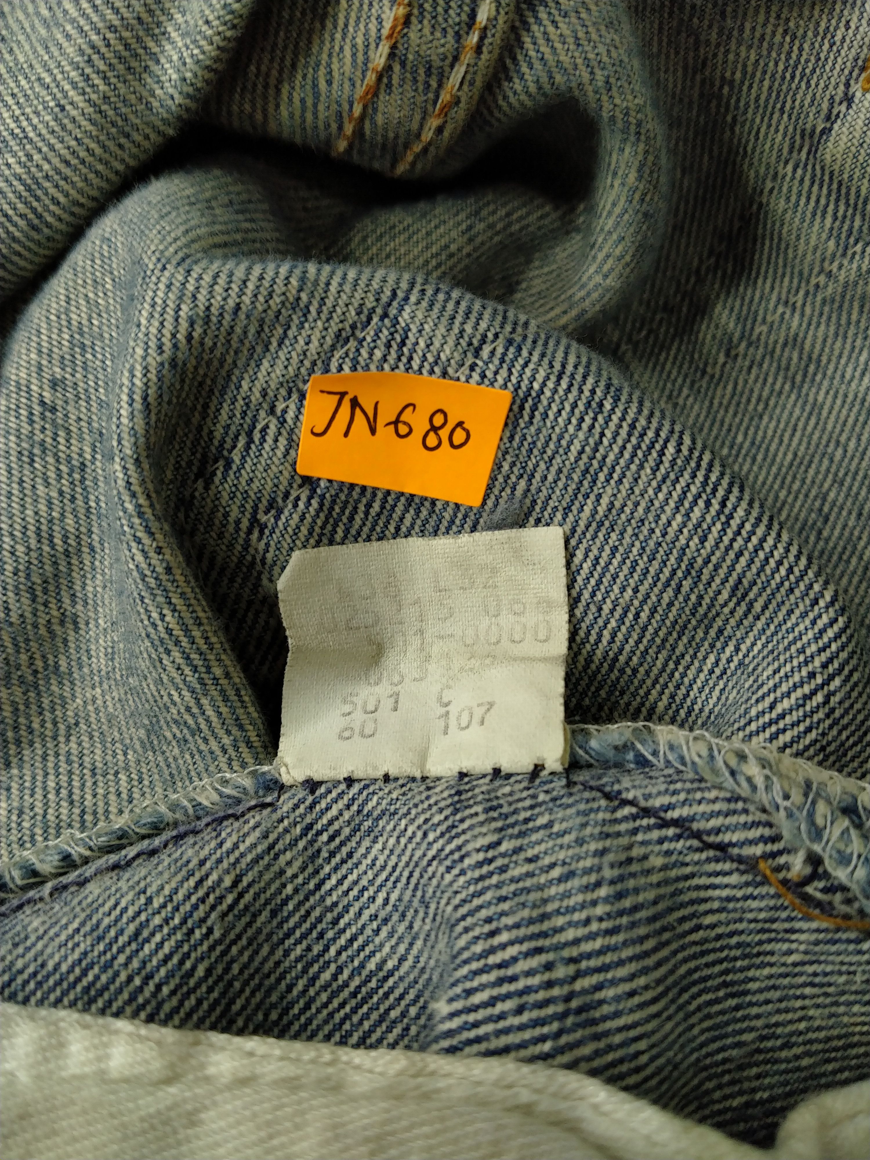 Levi's 80s Rusty Blue Vintage Levi's 501 Denim 36x29.5 -JN680 Size US 36 / EU 52 - 10 Thumbnail