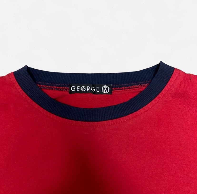Other Vintage boxy red and navy stripped George tshirt Size US M / EU 48-50 / 2 - 2 Thumbnail