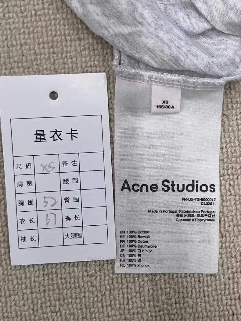 Acne Studios Acne Studios SS23 letter print casual crewneck short-sleev Size US XS / EU 42 / 0 - 4 Thumbnail