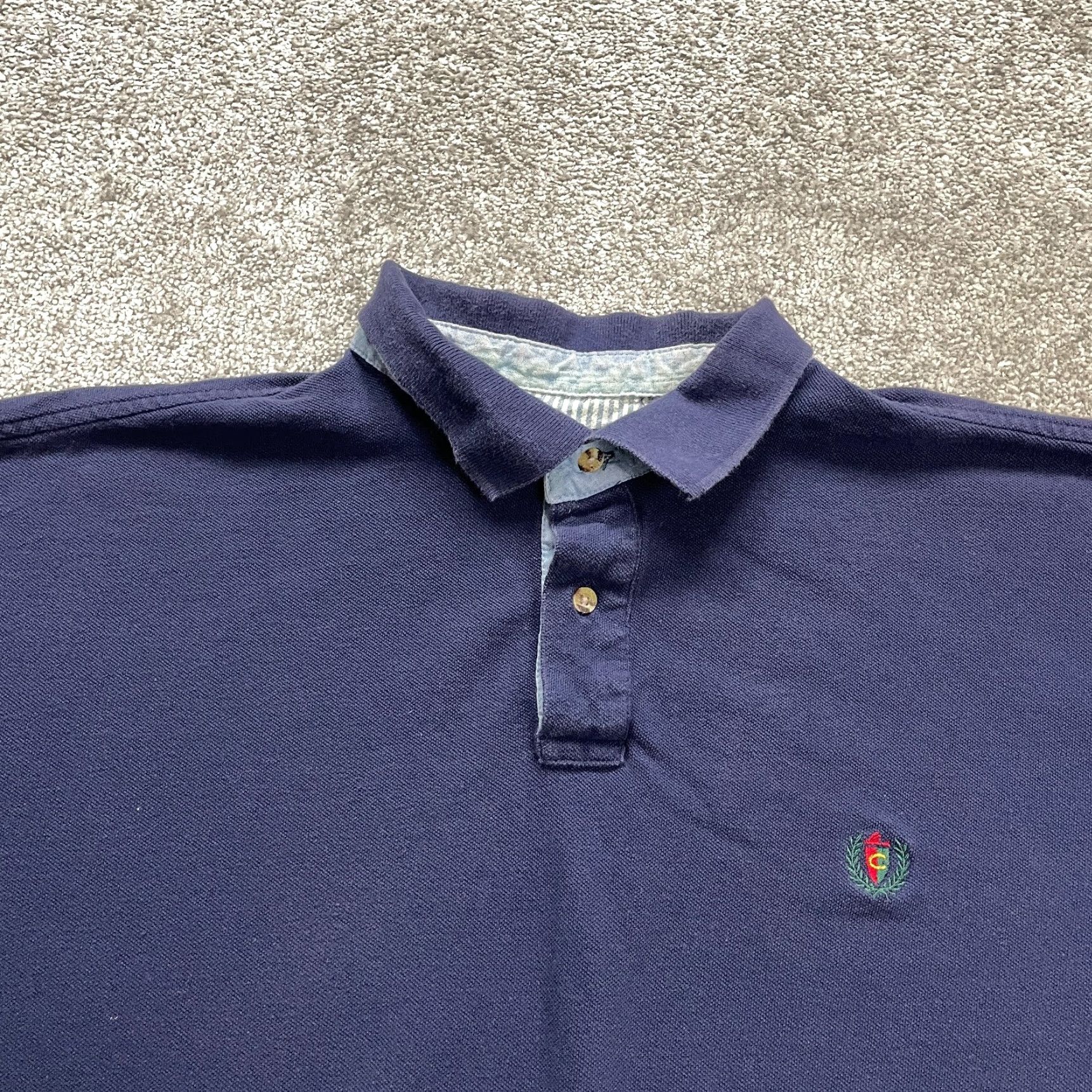 Catalina VINTAGE? No— Catalina Polo Shirt Mens 2XL Naby Blue Short Sleeve Cotton Active Golf Casual Shirt Adult 2XL Blue Polo Catalina Regular Mens Size US XXL / EU 58 / 5 - 3 Thumbnail