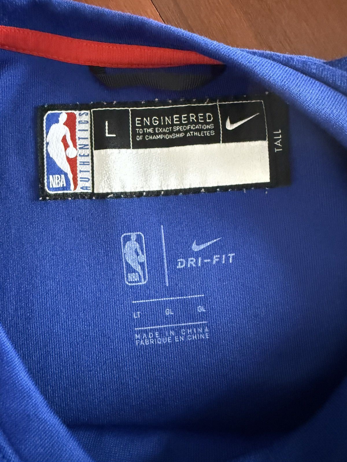 Nike Detroit Pistons Nike Crewneck Size US L / EU 52-54 / 3 - 3 Thumbnail
