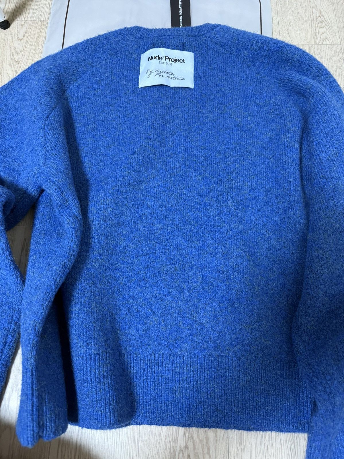 Nude Nude project Le Marais Knit Sweater Blue L Size US L / EU 52-54 / 3 - 6 Thumbnail