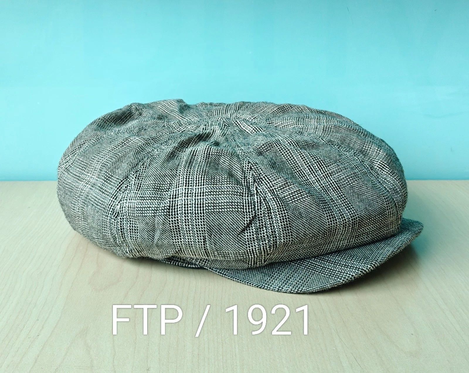 RRL Ralph Lauren DOUBLE RL Wool-Cotton Glen Plaid Newsboy Cap T/1921 Size ONE SIZE - 12 Thumbnail