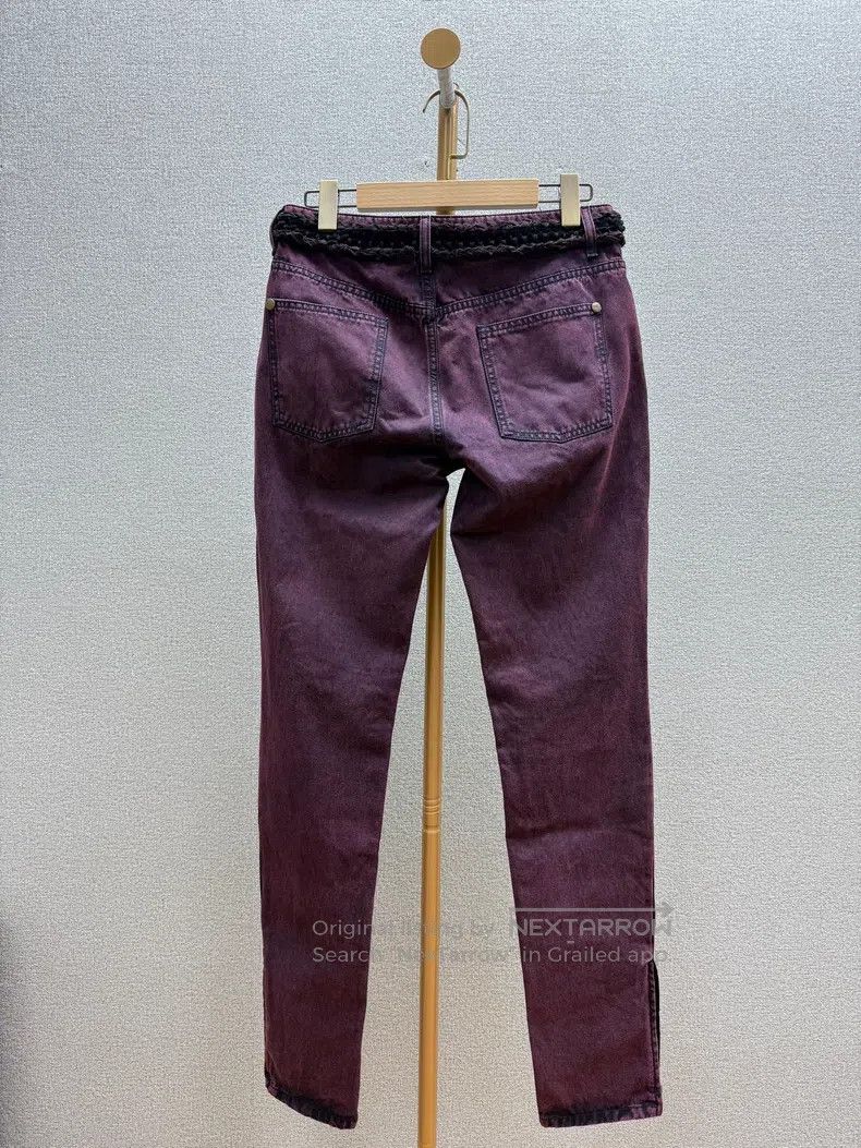 Chanel Chanel Purple-red jeans Size 25" / US 0 / IT 36 - 2 Thumbnail