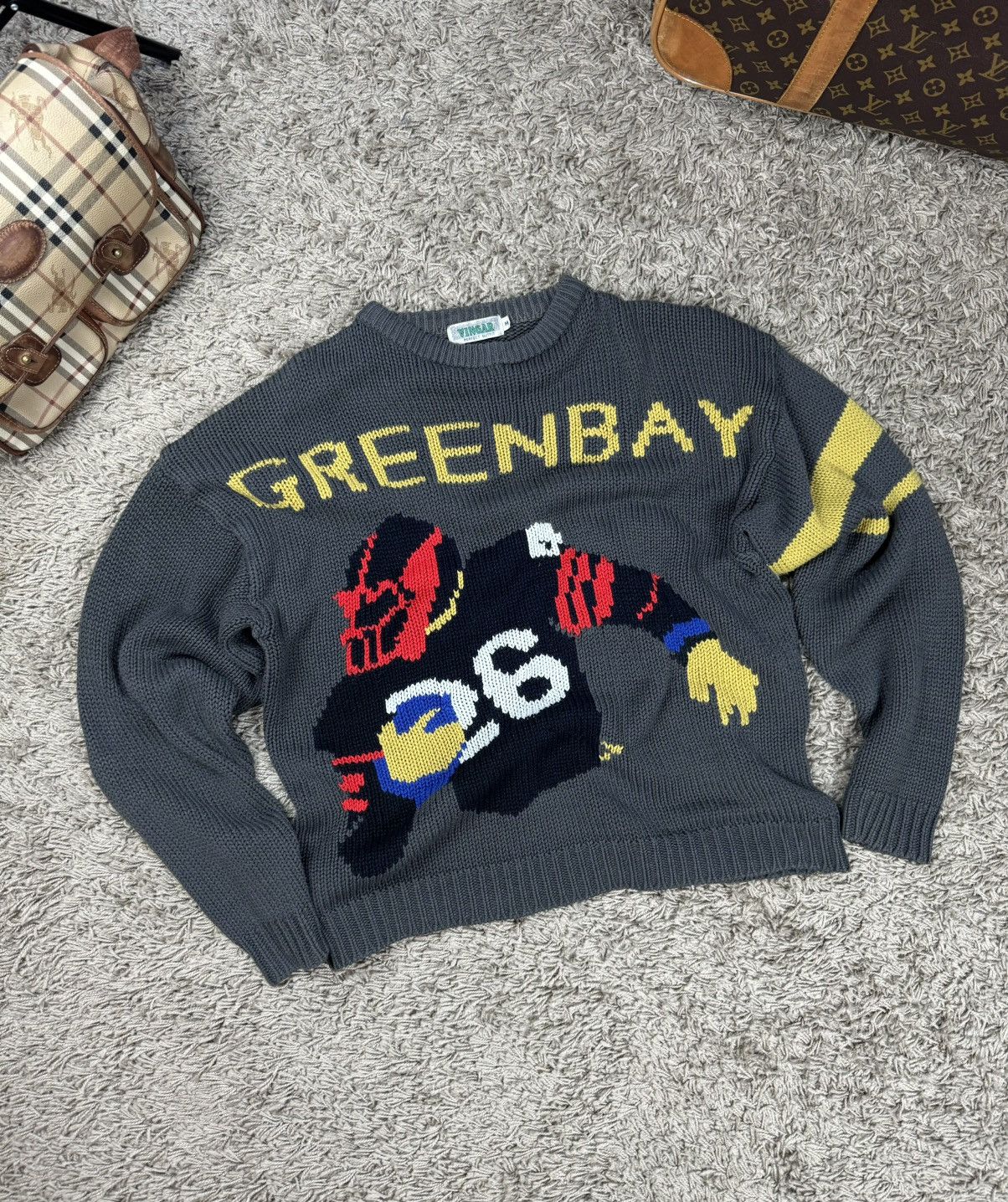 Japanese Brand × Vintage Vintage sweater Rugby 90s original sportswear casual item Size US L / EU 52-54 / 3 - 1 Thumbnail