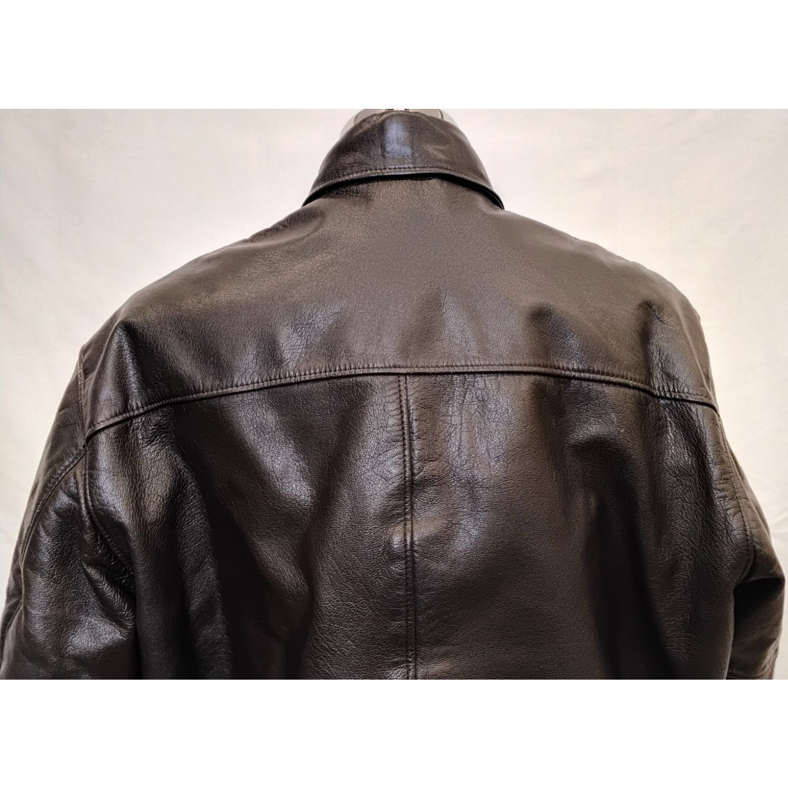 L.L. Bean L.L. Bean Leather Flight Jacket Men XL Brown Thinsulate USA Size US XL / EU 56 / 4 - 7 Thumbnail