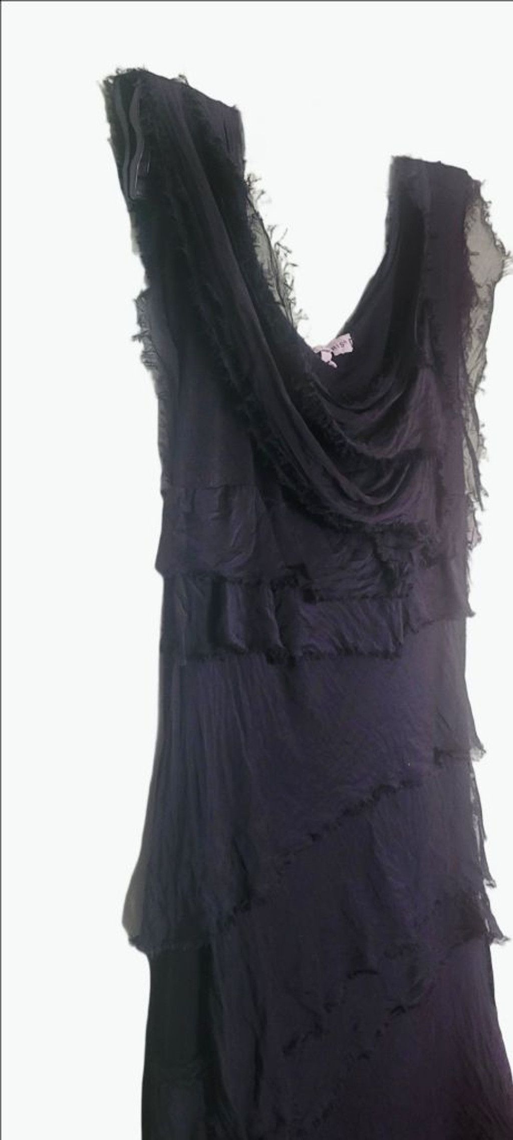 Other Women's Tempo Paris Black Silk Multilayer mini dress size M Size M / US 6-8 / IT 42-44 - 4 Thumbnail