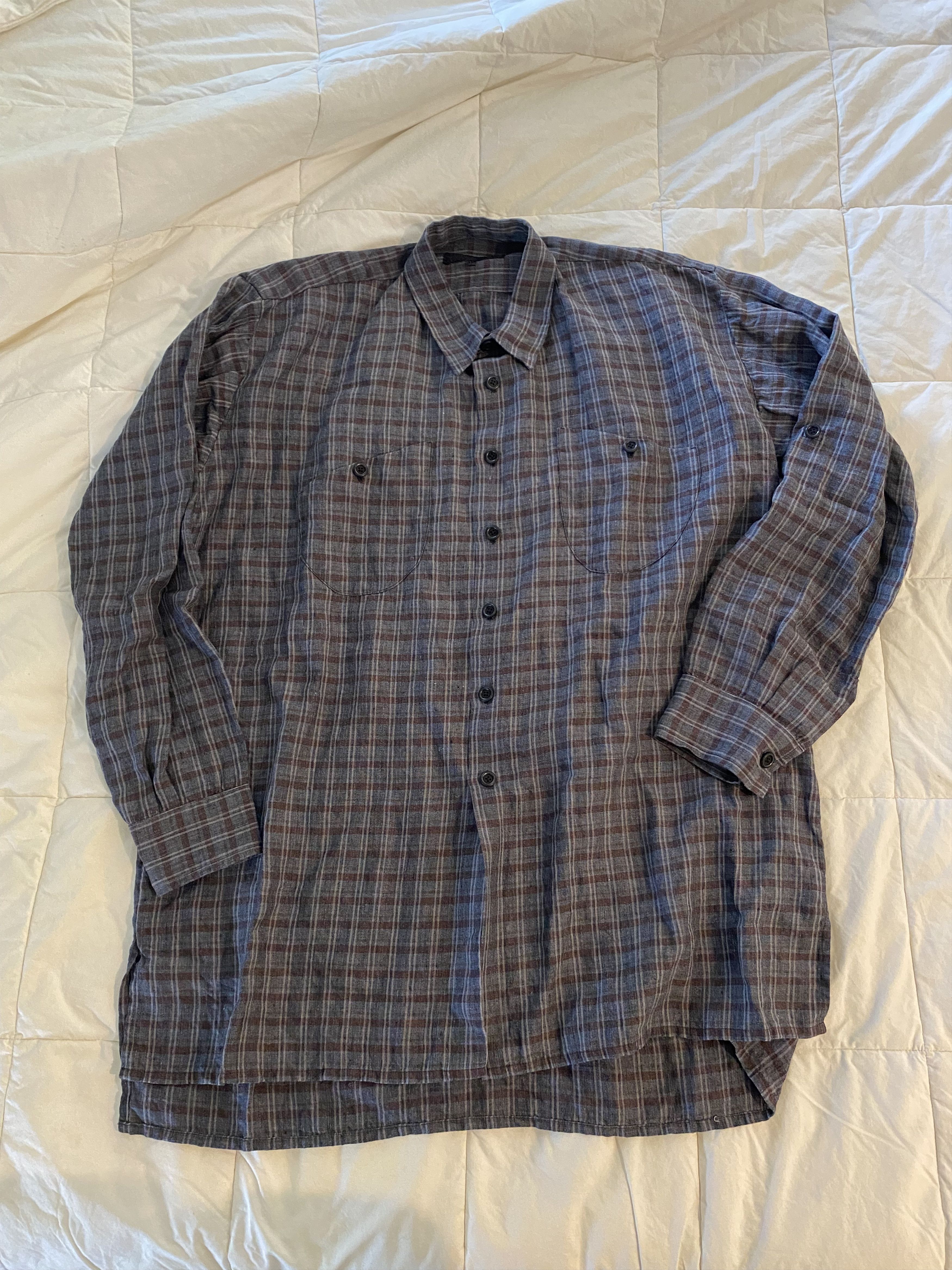 Geoffrey B. Small Geoffrey B Small “Poker” Plaid Button down Size US XL / EU 56 / 4 - 1 Thumbnail