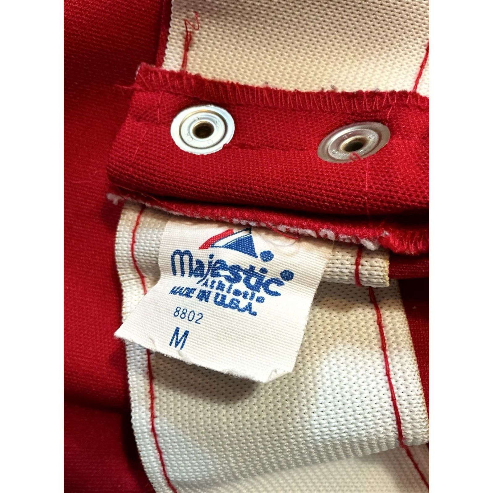 Vintage VINTAGE Majestic Athletic Made In USA Red Baseball 6” Inseam Shorts M Mens Baseball USA Size US 31 - 6 Thumbnail