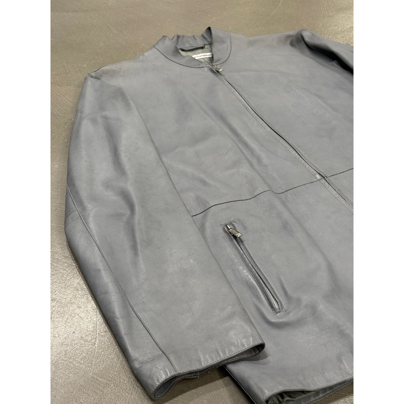 Giorgio Armani 1990s Emporio Armani thin technical leather jacket Size US M / EU 48-50 / 2 - 3 Thumbnail