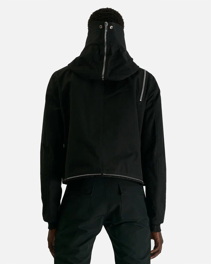 Rick Owens o1s1v1r1oon0825 Cropped Headon Parka in Black Size US M / EU 48-50 / 2 - 2 Thumbnail